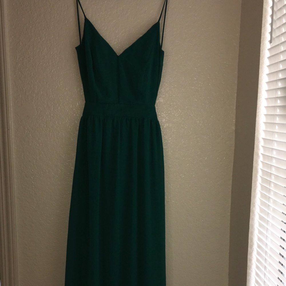 blue-green dress 👗